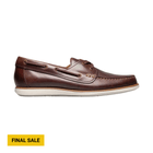 Florsheim Men's Atlantic Moc Toe Boat Shoe - Chocolate - Lenny's Shoe & Apparel