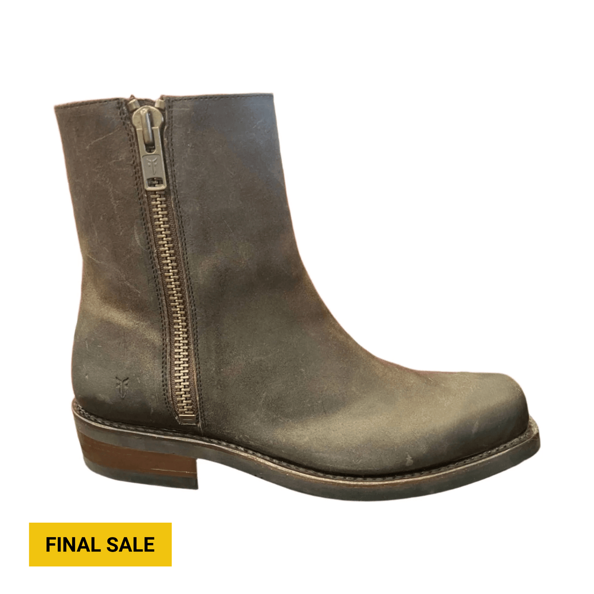 Frye Men's Conway Outside Zip Boots - Chocolate – Lenny's