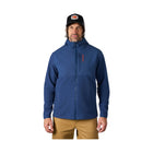 Grundens Men's Bering Fleece Pro Full Zip Hoodie - Blue Abyss - Lenny's Shoe & Apparel