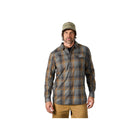 Grundens Men's Dispatch Flannel Shirt - Smoke Plaid - Lenny's Shoe & Apparel
