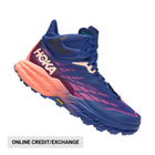 HOKA Women's Speedgoat 5 Mid GTX - Bellwether Blue/Camellia - Lenny's Shoe & Apparel