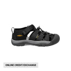 KEEN Big Kids' Newport H2 - Black/Keen Yellow - Lenny's Shoe & Apparel