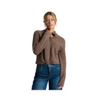 Kuhl Women's Fireside Henley Sweater - Coffee - Lenny's Shoe & Apparel