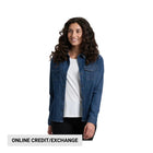Kuhl Women's Josie Denim Long Sleeve Shirt - Vintage Blue - Lenny's Shoe & Apparel