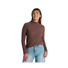 Kuhl Women's Verona Rib Long Sleeve Shirt - Coffee - Lenny's Shoe & Apparel