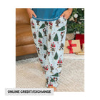 Lazy One Men's Bigfoot Christmas PJ Pant - Light Blue - Lenny's Shoe & Apparel