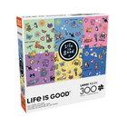 Life Is Good Cat Lover Collage 300 Piece Jigsaw Puzzle - Multi - Lenny's Shoe & Apparel