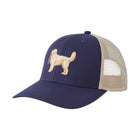 Life Is Good Folder Retriever With Leash Trucker Hat - Darkest Blue - Lenny's Shoe & Apparel