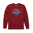 Life Is Good Men's 1957 Grinch Long Sleeve Crusher Tee - Adirondack Red - Lenny's Shoe & Apparel