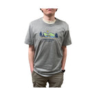Life Is Good Men's Adirondacks Lake Fishing Tee - Heather Grey - Lenny's Shoe & Apparel