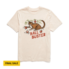 Life Is Good Men's Ball Buster Tee - Putty White - Lenny's Shoe & Apparel