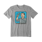Life Is Good Men's Bert's Shirts I Am The Warranty Short Sleeve Crusher Tee - Heather Gray - Lenny's Shoe & Apparel