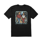 Life Is Good Men's Bert's Shirts Let's Start A Cult Short Sleeve Crusher Tee - Faded Black - Lenny's Shoe & Apparel
