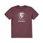 Life Is Good Men's Bert's Takes All Weiner Short Sleeve Crusher Tee - Mahogany Brown - Lenny's Shoe & Apparel