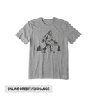 Life Is Good Men's Big Foot Hike Short Sleeve Tee - Heather Gray - Lenny's Shoe & Apparel