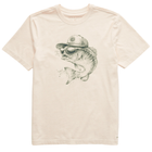 Life Is Good Men's Keep It Reel Short Sleeve Crusher Tee - Putty White - Lenny's Shoe & Apparel
