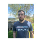 Life Is Good Men's Stripes Vermont Exclusive Crusher Tee - Darkest Blue - Lenny's Shoe & Apparel