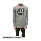 Life Is Good Men's Vermont Exclusive Long Sleeve Wheres The Fish - Heather Grey - Lenny's Shoe & Apparel