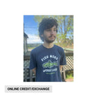 Life Is Good Men's Vintage Fish Vermont Exclusive Crusher Tee - Darkest Blue - Lenny's Shoe & Apparel