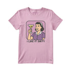 Life Is Good Women's Bert's Shirts I Like It Dirty Short Sleeve Crusher Tee - Violet Purple - Lenny's Shoe & Apparel