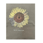 Life Is Good Women's Hello Sunshine Sunflower Short Sleeve Crusher Tee - Moss - Lenny's Shoe & Apparel