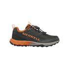 Merrell Big Kids' Agility Peak Trail Running Shoes - Olive/Black/Orange - Lenny's Shoe & Apparel