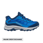Merrell Kids' Moab Speed Low Waterproof Shoes - Blue - Lenny's Shoe & Apparel