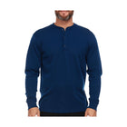 Minus 33 Men's Midweight Long Sleeve Henley - Navy - Lenny's Shoe & Apparel