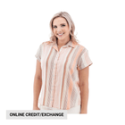 Old Ranch Women's Aviana Shirt 24 - Deep Coral - Lenny's Shoe & Apparel