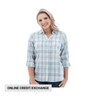Old Ranch Women's Plumas Shirt 24 - Blue Fog - Lenny's Shoe & Apparel