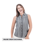 Old Ranch Women's Saguaro Tank Top 24 - Navy - Lenny's Shoe & Apparel