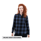 Old Ranch Women's Salina Organic Plaid Shirt - Dark Denim - Lenny's Shoe & Apparel