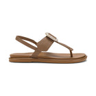 OluKai Women's La`i T - Bar Strappy Beach Sandals - Tan - Lenny's Shoe & Apparel