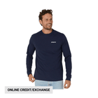 Patagonia Men's Long Sleeve P - 6 Logo Responsibili Tee - Classic Navy - Lenny's Shoe & Apparel