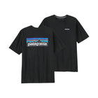 Patagonia Men's P - 6 Logo Responsibili Tee - Black - Lenny's Shoe & Apparel