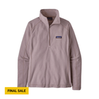 Patagonia Women's Micro D Quarter Zip Fleece - Stingray Mauve - Lenny's Shoe & Apparel