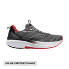 Saucony Men's Echelon 9 Running Shoes - Charcoal/Red Sky - Lenny's Shoe & Apparel