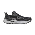 Saucony Men's Peregrine 15 Trail Shoes - Black/Shadow - Lenny's Shoe & Apparel