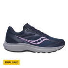 Saucony Women's Cohesion 17 Running Shoes - Navy/Heather - Lenny's Shoe & Apparel