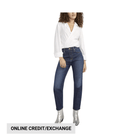 Silver Jeans Women's Highly Desirable High Rise Slim Straight Leg Jeans - Indigo - Lenny's Shoe & Apparel