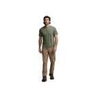 Sitka Men's Essential SS Henley - Olive Green Heather - Lenny's Shoe & Apparel