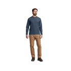 Sitka Men's Foothills Long Sleeve Henley - Starlight Blue - Lenny's Shoe & Apparel
