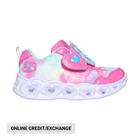 Skechers Heart Lights Shoes - Lovin Reflection Pink/ Turquoise - Lenny's Shoe & Apparel