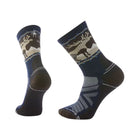 Smartwool Men's Hike Mountain Moose Crew Socks - Deep Navy - Lenny's Shoe & Apparel