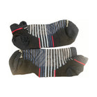 Smartwool Men's Run Low Ankle Pattern Sock - Black - ONLINE STORE CREDIT/EXCHANGE ONLY - Lenny's Shoe & Apparel