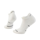 Smartwool Women's Run Targeted Cushion Low Ankle Socks - Black/White - Lenny's Shoe & Apparel
