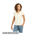 Tasc Women's NOLA V Neck T Shirt - Daisy Yellow - Lenny's Shoe & Apparel