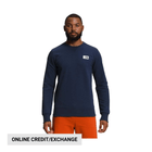 The North Face Men's Heritage Patch Crew - Summit Navy - Lenny's Shoe & Apparel