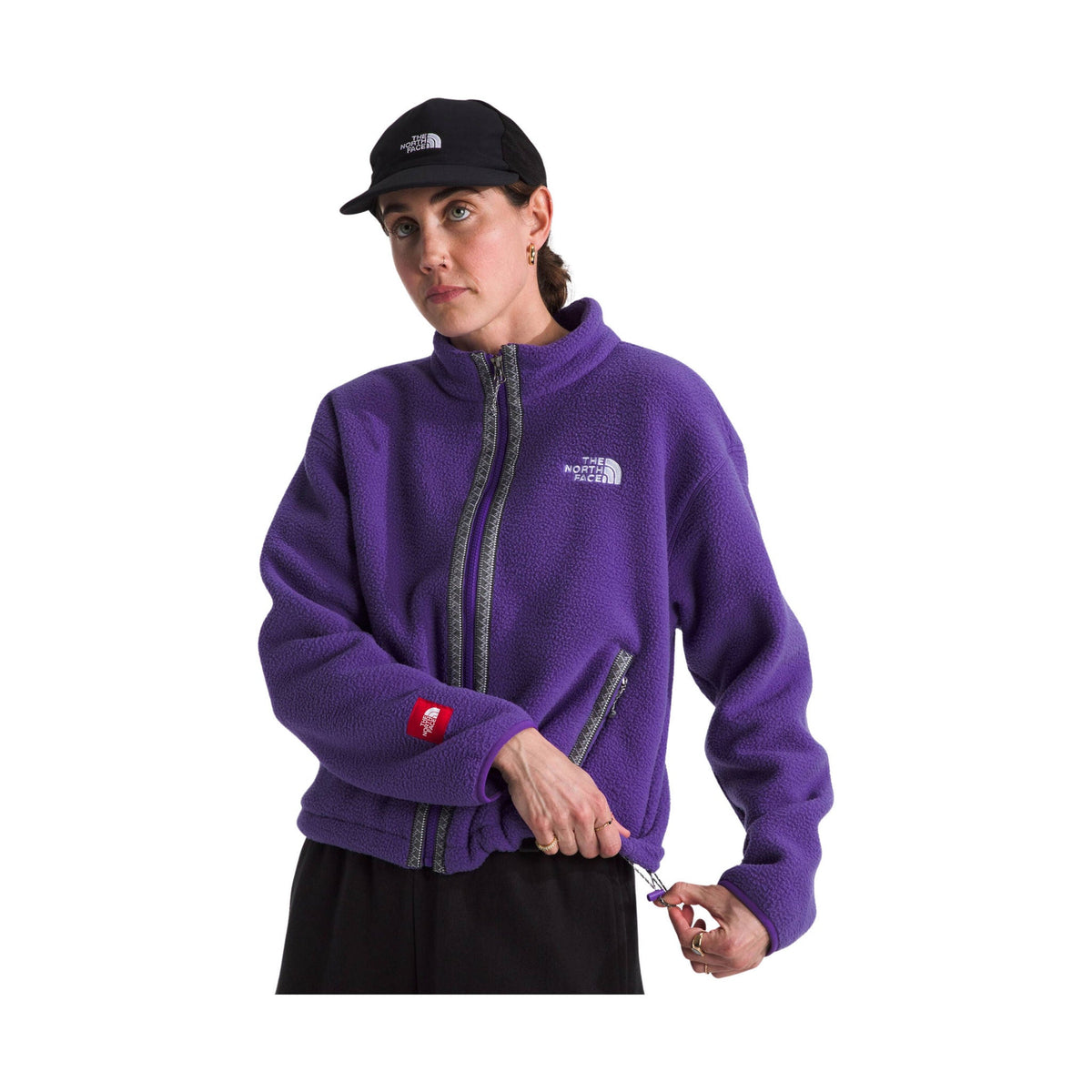 Purple the north face jacket online