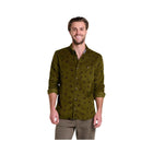 Toad & Co Men's Scouter Cord Long Sleeve Shirt - Fir Bird Print - Lenny's Shoe & Apparel